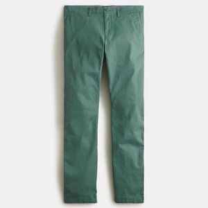 NWT $80 J Crew 770 Straight Fit Stretch Chino Pants in Lamppost Green Mens 31x32